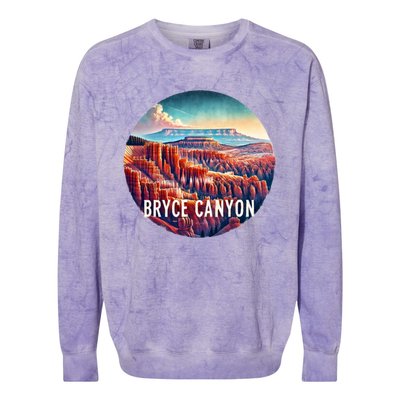 Bryce Canyon National Park Utah Soda Bottles Colorblast Crewneck Sweatshirt