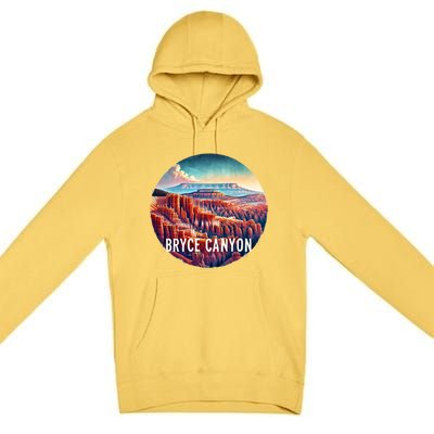 Bryce Canyon National Park Utah Soda Bottles Premium Pullover Hoodie