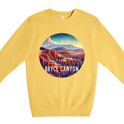 Bryce Canyon National Park Utah Soda Bottles Premium Crewneck Sweatshirt