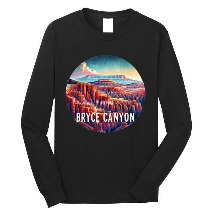 Bryce Canyon National Park Utah Soda Bottles Long Sleeve Shirt