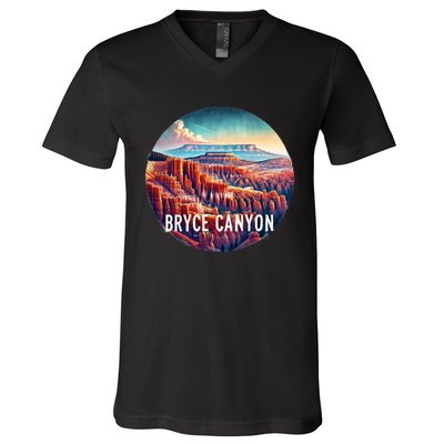 Bryce Canyon National Park Utah Soda Bottles V-Neck T-Shirt