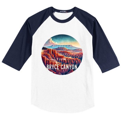 Bryce Canyon National Park Utah Soda Bottles Baseball Sleeve Shirt