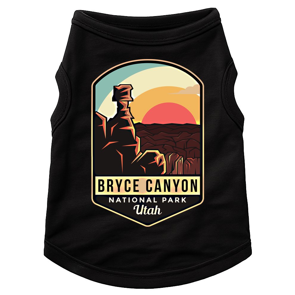 Bryce Canyon National Park Hiking Utah Tourist Souvenirs Gift Doggie Tank