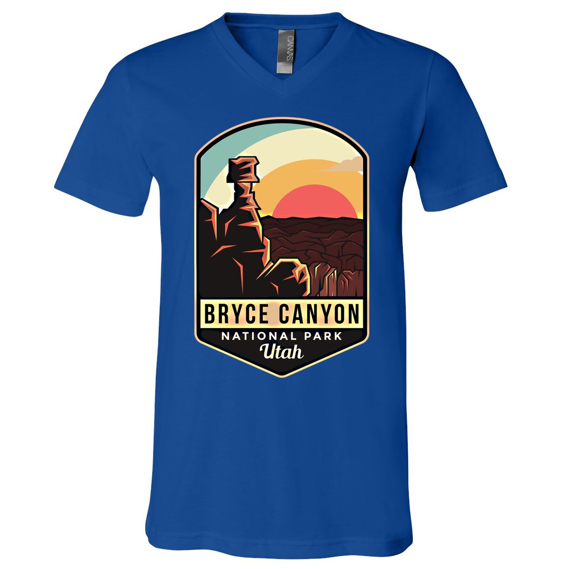 Bryce Canyon National Park Hiking Utah Tourist Souvenirs Gift V-Neck T-Shirt