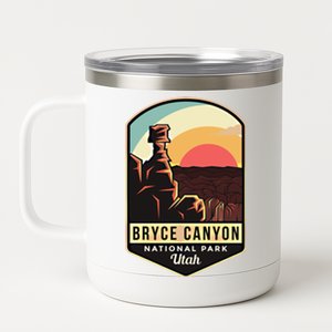 Bryce Canyon National Park Hiking Utah Tourist Souvenirs Gift 12 oz Stainless Steel Tumbler Cup