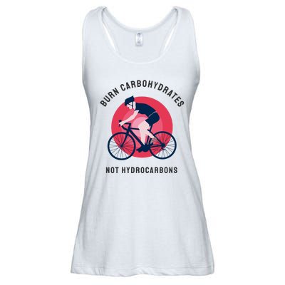 Burn Carbohydrates Not Hydrocarbons Ladies Essential Flowy Tank