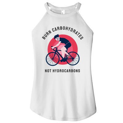 Burn Carbohydrates Not Hydrocarbons Women’s Perfect Tri Rocker Tank