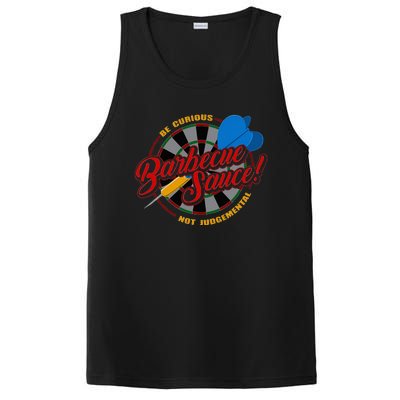 Be Curious Not Judgemental Inspirational Barbecue Sauce PosiCharge Competitor Tank