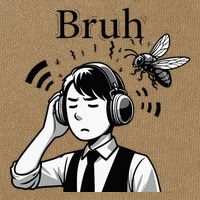 Bruh Cicadas Noise Funny Headset Cicada 2024 Cicada Killer Cotton Canvas Backpack