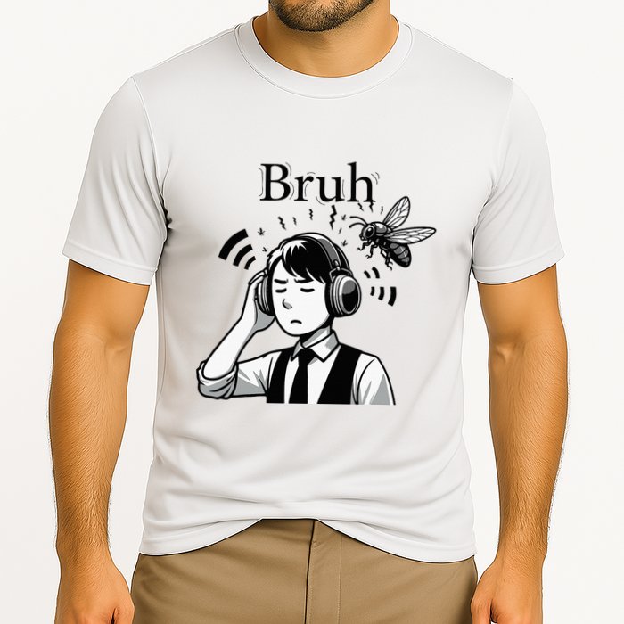 Bruh Cicadas Noise Funny Headset Cicada 2024 Cicada Killer Performance Shirt