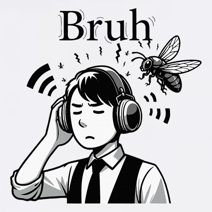 Bruh Cicadas Noise Funny Headset Cicada 2024 Cicada Killer Sustainable Bucket Hat