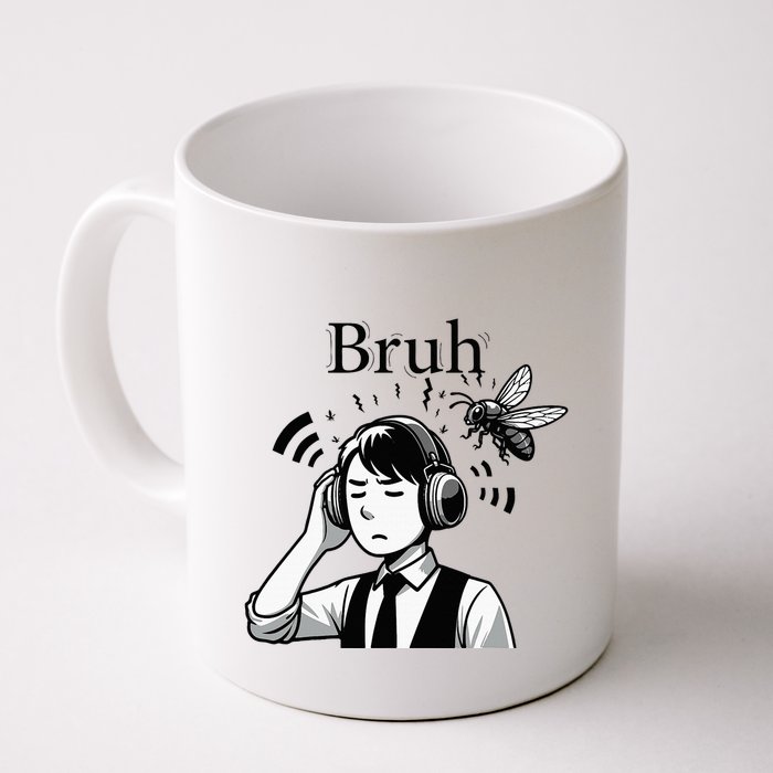 Bruh Cicadas Noise Funny Headset Cicada 2024 Cicada Killer Mug