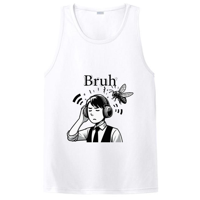 Bruh Cicadas Noise Funny Headset Cicada 2024 Cicada Killer PosiCharge Competitor Tank