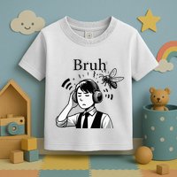Bruh Cicadas Noise Funny Headset Cicada 2024 Cicada Killer Toddler T-Shirt