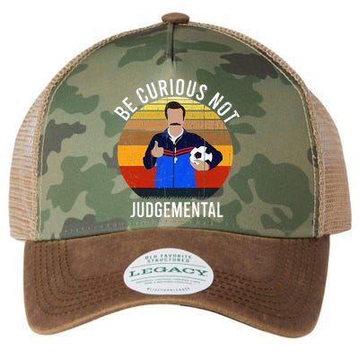Be Curious Not Judgemental Inspirational Vintage Retro Legacy Tie Dye Trucker Hat