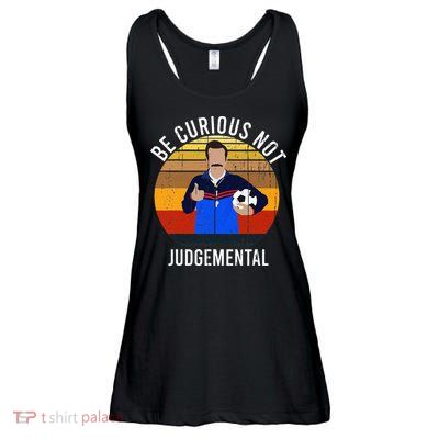 Be Curious Not Judgemental Inspirational Vintage Retro Ladies Essential Flowy Tank