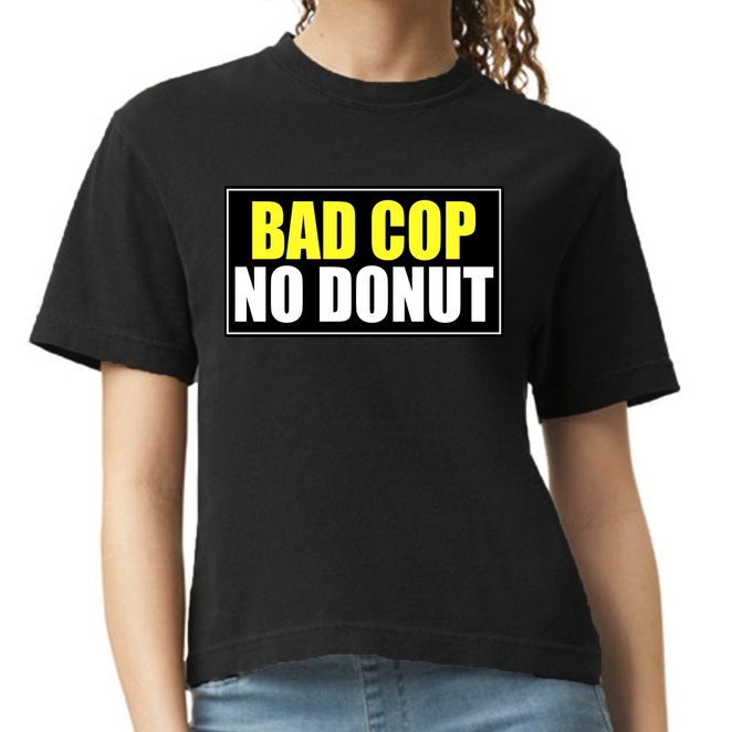 Bad Cop No Donut Comfort Colors Boxy T-Shirt