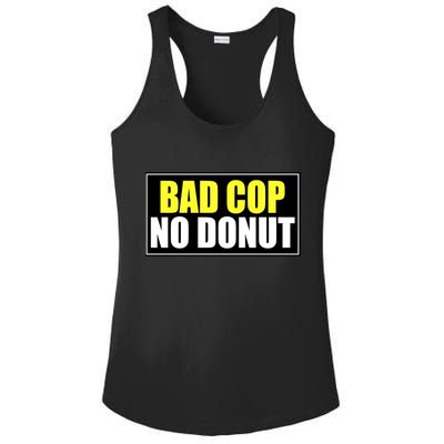 Bad Cop No Donut Ladies PosiCharge Competitor Racerback Tank