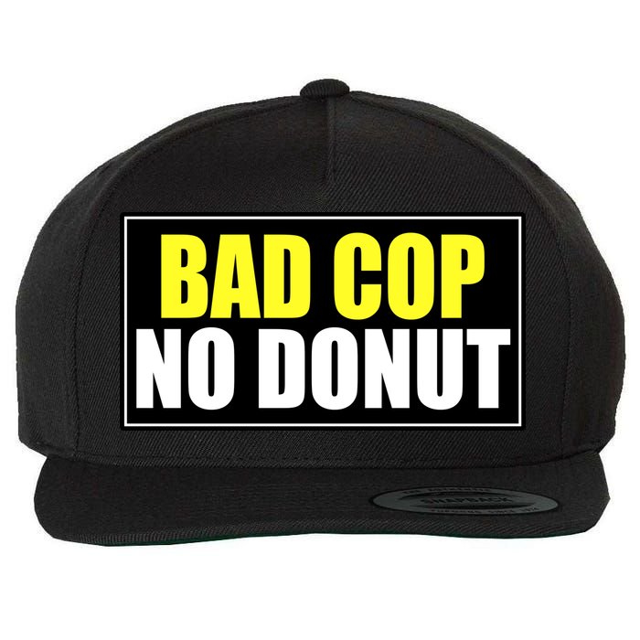 Bad Cop No Donut Wool Snapback Cap