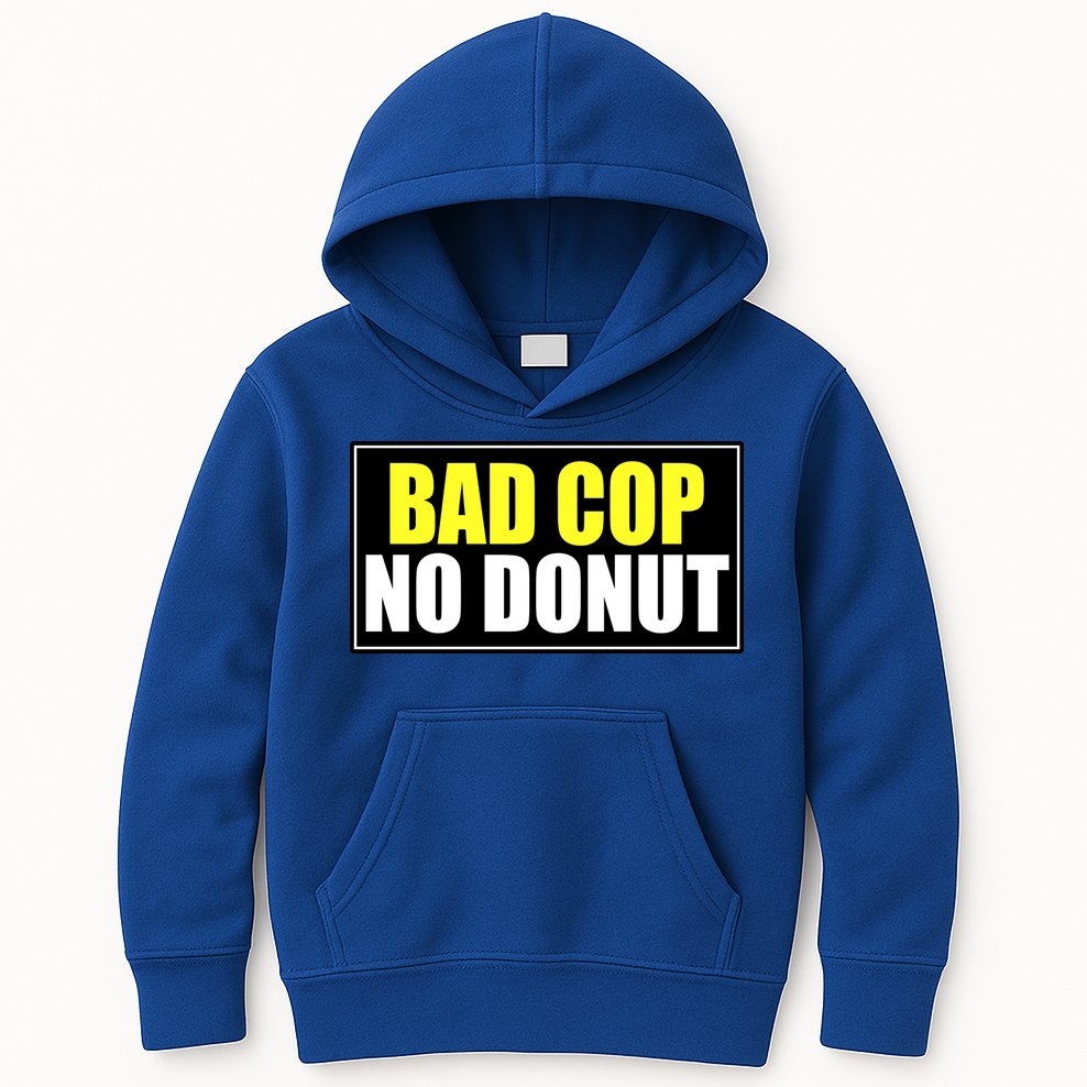 Bad Cop No Donut Kids Hoodie