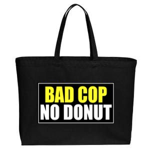 Bad Cop No Donut Cotton Canvas Jumbo Tote