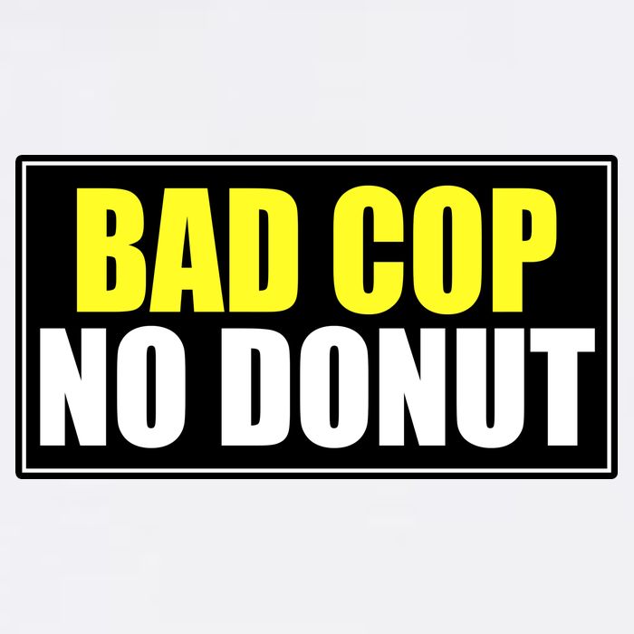 Bad Cop No Donut Garment-Dyed Sweatshirt