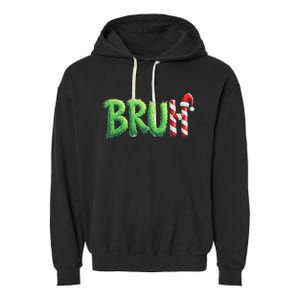 Bruh Christmas Ns Funny Christmas Humor Meme Garment-Dyed Fleece Hoodie