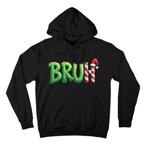 Bruh Christmas Ns Funny Christmas Humor Meme Hoodie