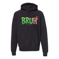 Bruh Christmas Ns Funny Christmas Humor Meme Premium Hoodie