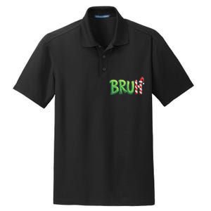 Bruh Christmas Ns Funny Christmas Humor Meme Dry Zone Grid Polo