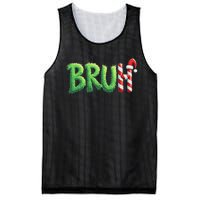 Bruh Christmas Ns Funny Christmas Humor Meme Mesh Reversible Basketball Jersey Tank