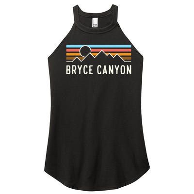 Bryce Canyon National Park Retro Mountain Camping Souvenir Women’s Perfect Tri Rocker Tank