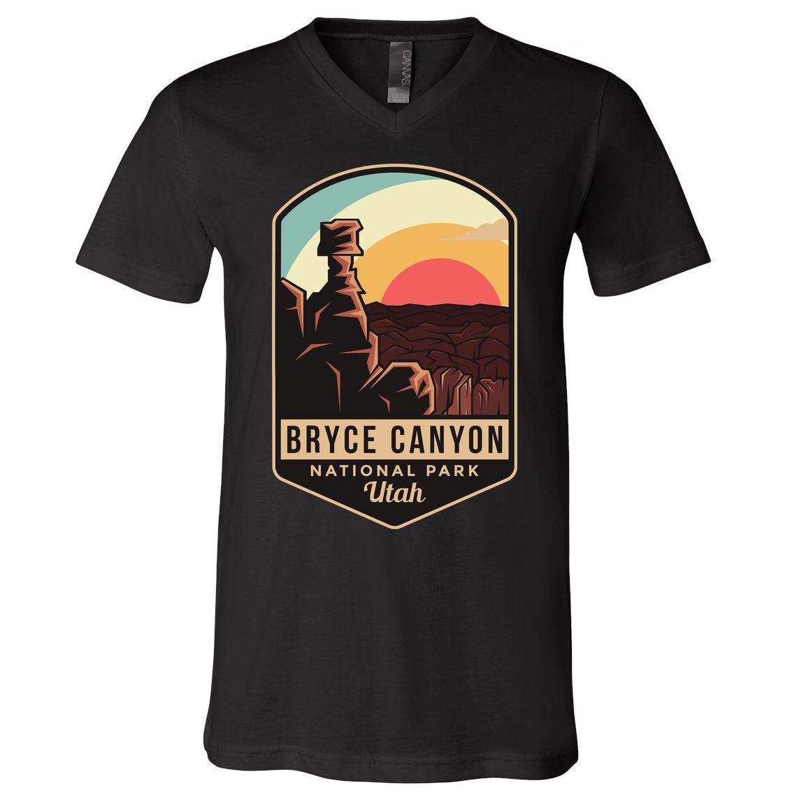 Bryce Canyon National Park Hiking Utah Tourist Souvenirs Cool Gift V-Neck T-Shirt