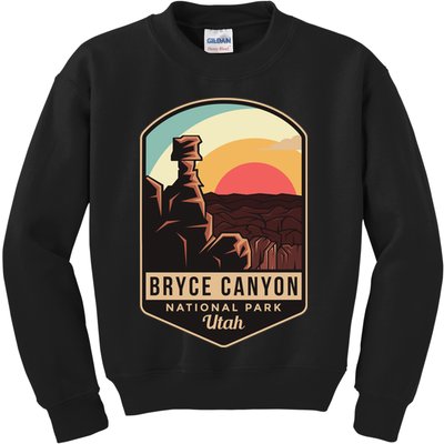 Bryce Canyon National Park Hiking Utah Tourist Souvenirs Cool Gift Kids Sweatshirt