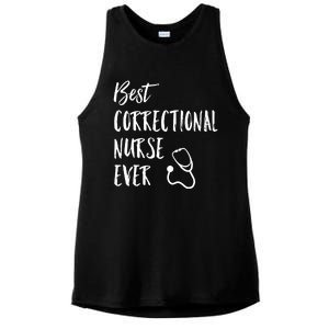 Best Correctional Nurse Ever National Nurses Week Great Gift Ladies PosiCharge Tri-Blend Wicking Tank