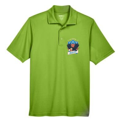 Bear City National Delaware Day Gift Men's Origin Performance Pique Polo