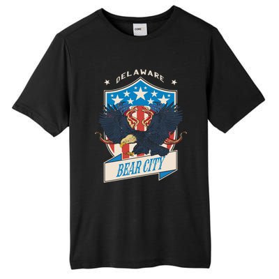 Bear City National Delaware Day Gift Tall Fusion ChromaSoft Performance T-Shirt