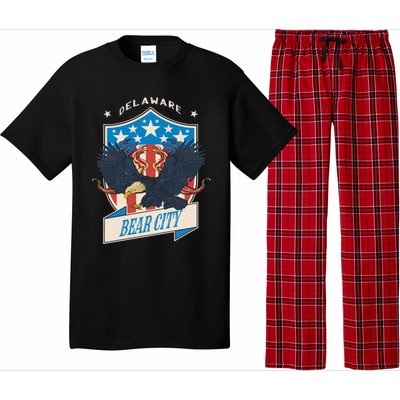 Bear City National Delaware Day Gift Pajama Set