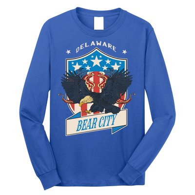 Bear City National Delaware Day Gift Long Sleeve Shirt