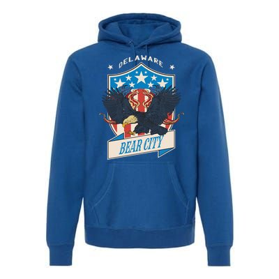 Bear City National Delaware Day Gift Premium Hoodie