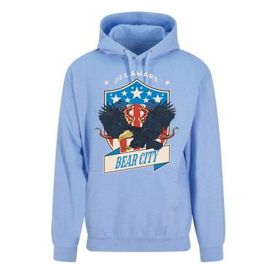 Bear City National Delaware Day Gift Unisex Surf Hoodie