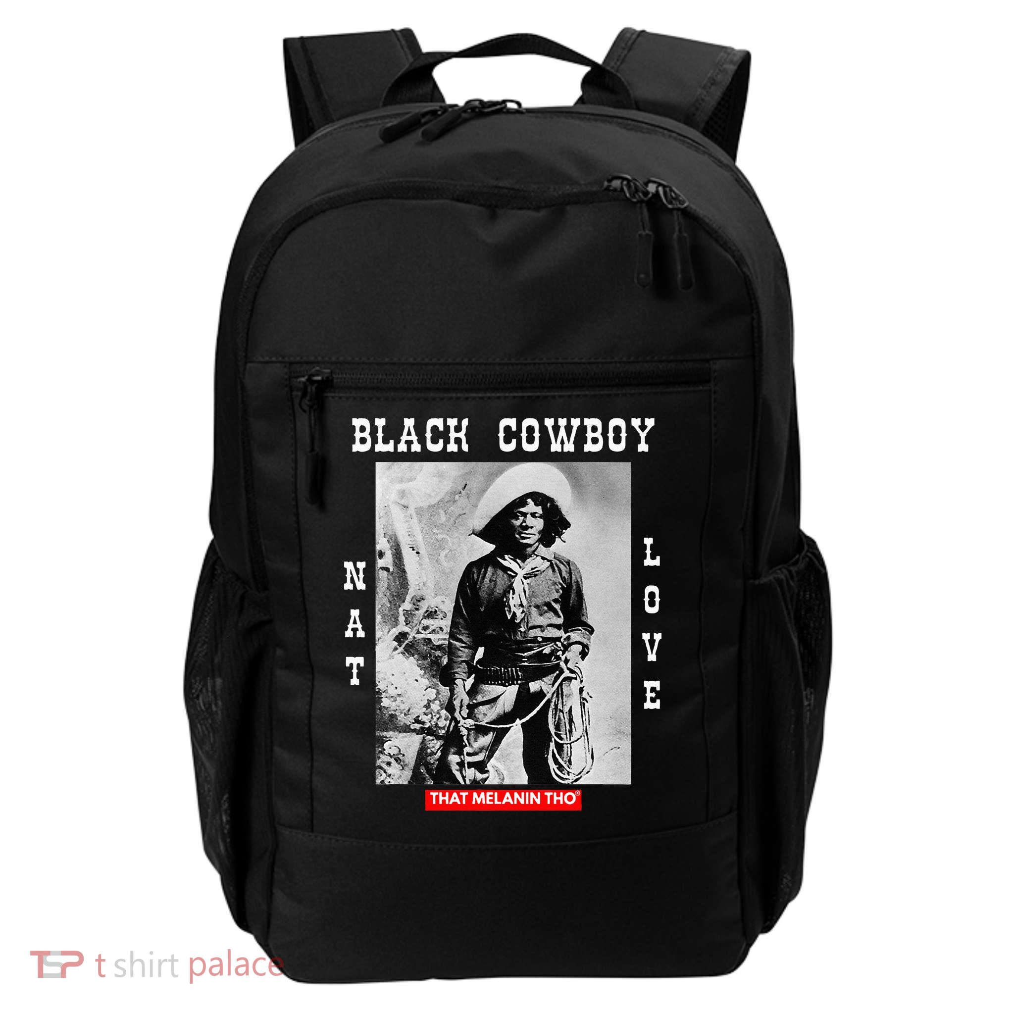 Black Cowboy Nat Love African American Cowboys Backpack