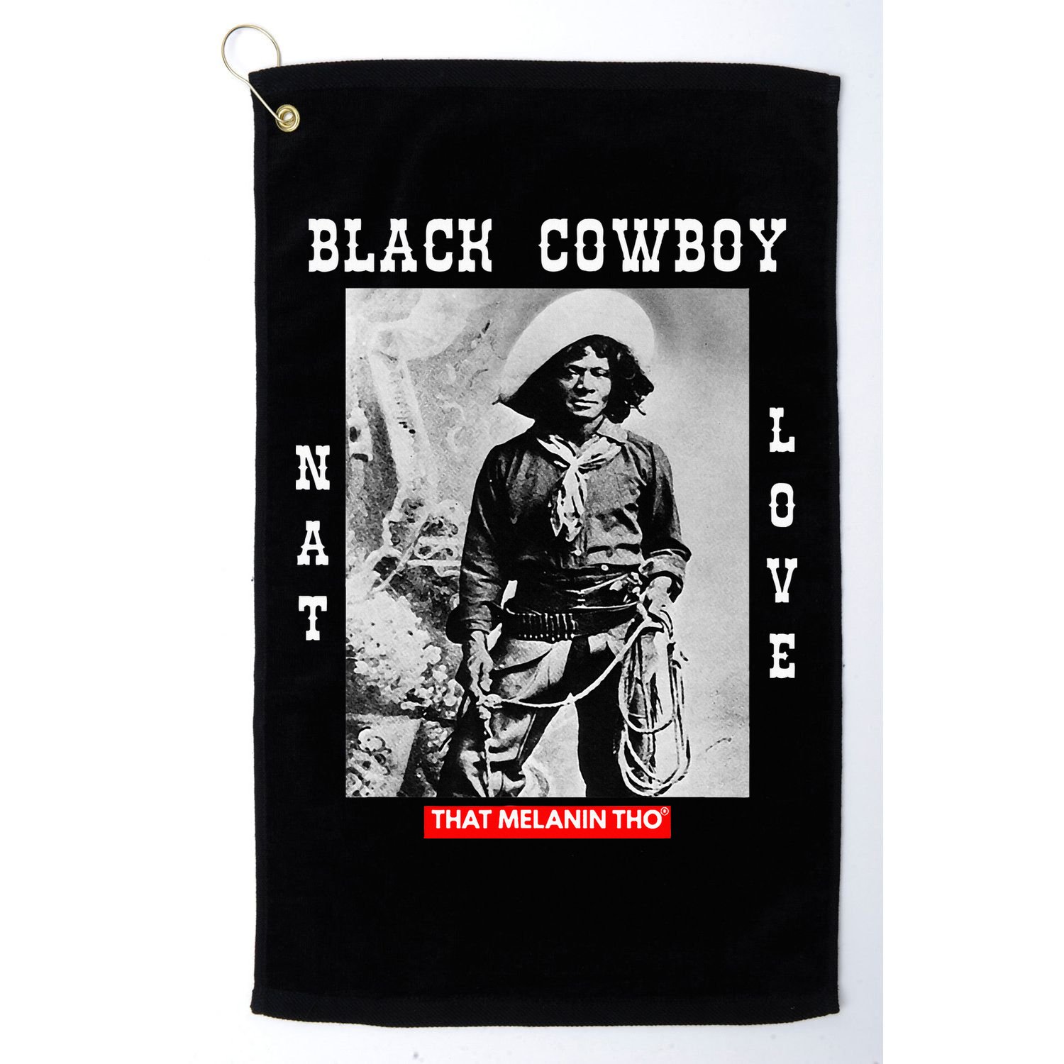 Black Cowboy Nat Love African American Cowboys Golf Towel