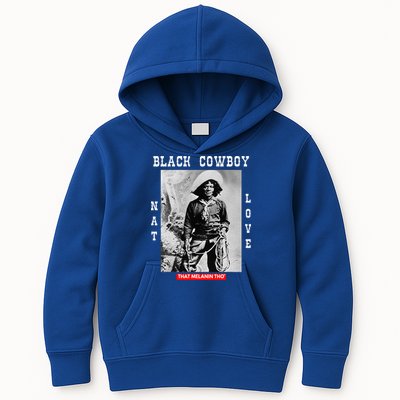 Black Cowboy Nat Love African American Cowboys Kids Hoodie