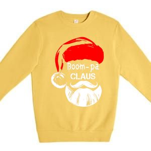 Boompa Claus New Christmas Santa Claus Gift Premium Crewneck Sweatshirt