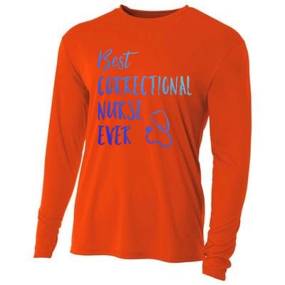 Best Correctional Nurse Ever National Nurses Week Gift Cooling Performance Long Sleeve Crew