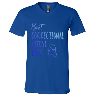 Best Correctional Nurse Ever National Nurses Week Gift V-Neck T-Shirt