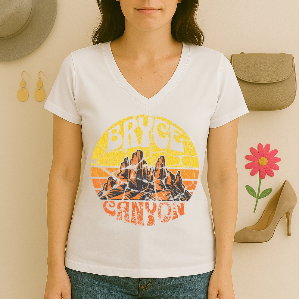 Bryce Canyon National Park Women's V-Neck T-Shirt