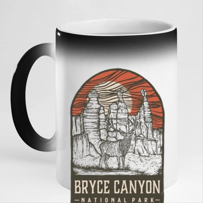 Bryce Canyon National Park 11oz Black Color Changing Mug