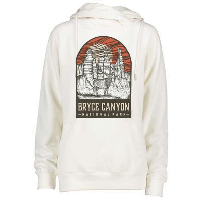 Bryce Canyon National Park Womens Funnel Neck Pullover Hood